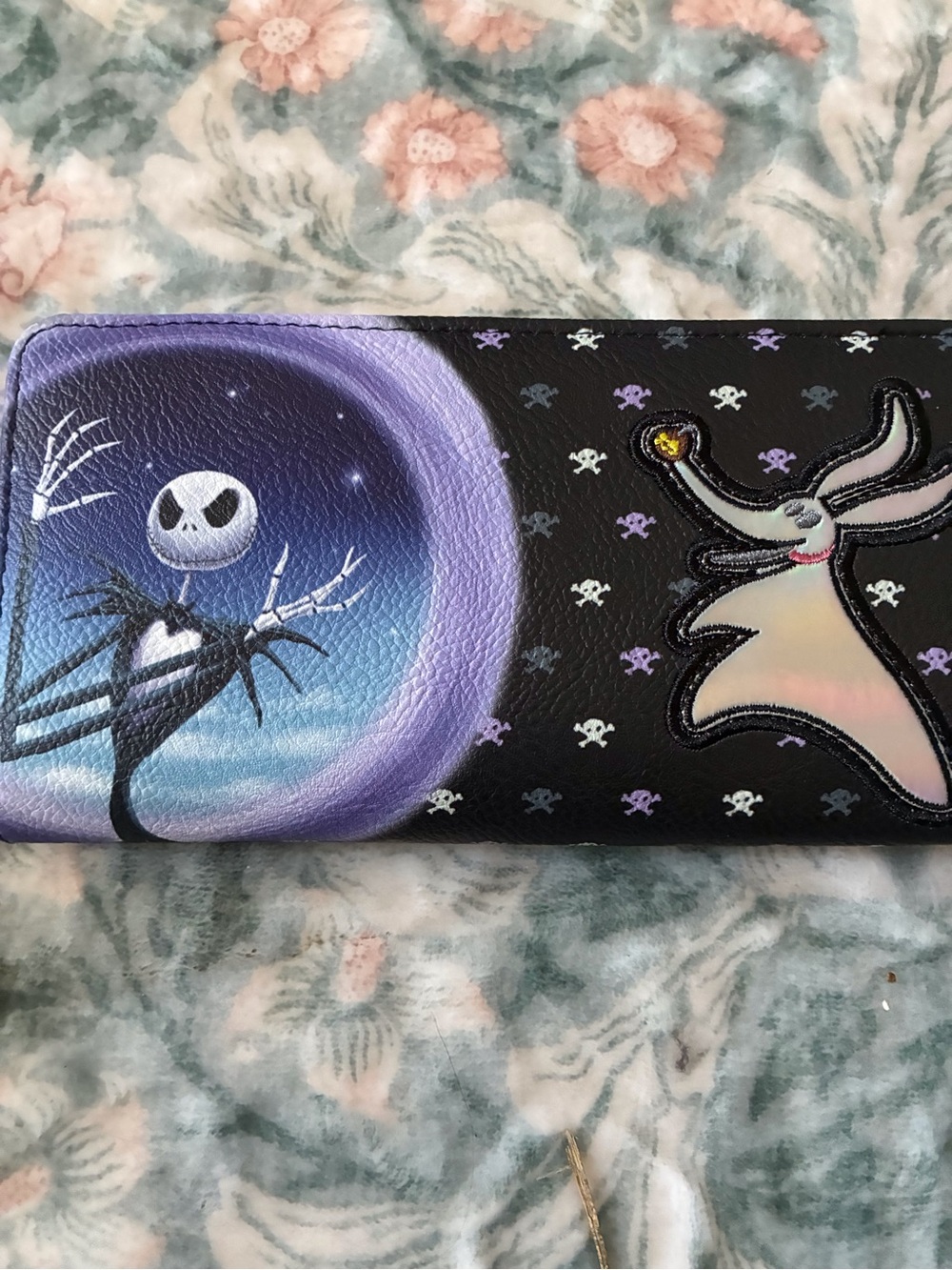 Disney Nightmare Before Christmas zip around wallet